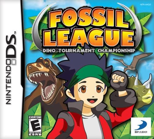 Fossil League Dino Tournament box art for Nintendo DS